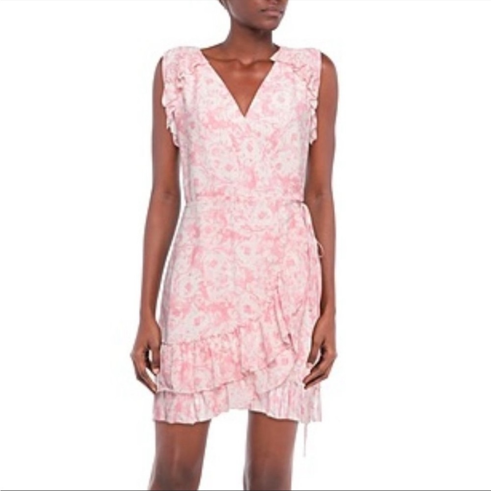 All saints dress Priya Rosa wrap dress size medium nwt